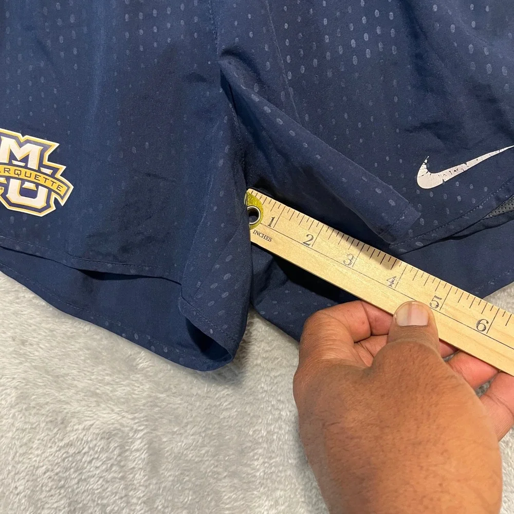 Marquette Golden Eagles Nike Running Shorts Womens Small Blue Stadium Mod Tempo